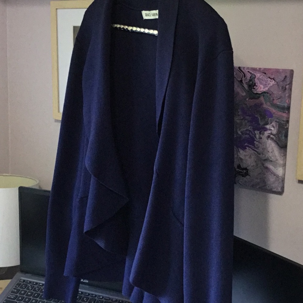 Grace Karin Dark Blue Cardigan XL. NWOT.